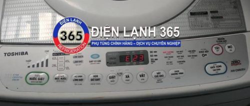Hướng dẫn khắc phục triệt để máy giặt Toshiba báo lỗi E23