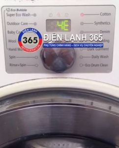 Máy giặt samsung báo lỗi 4e là lỗi gì  điện lạnh 365